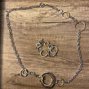 Premier Designs necklace with matching bracelet